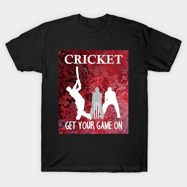 Cricket Game On T-Shirt by aktiveaddict